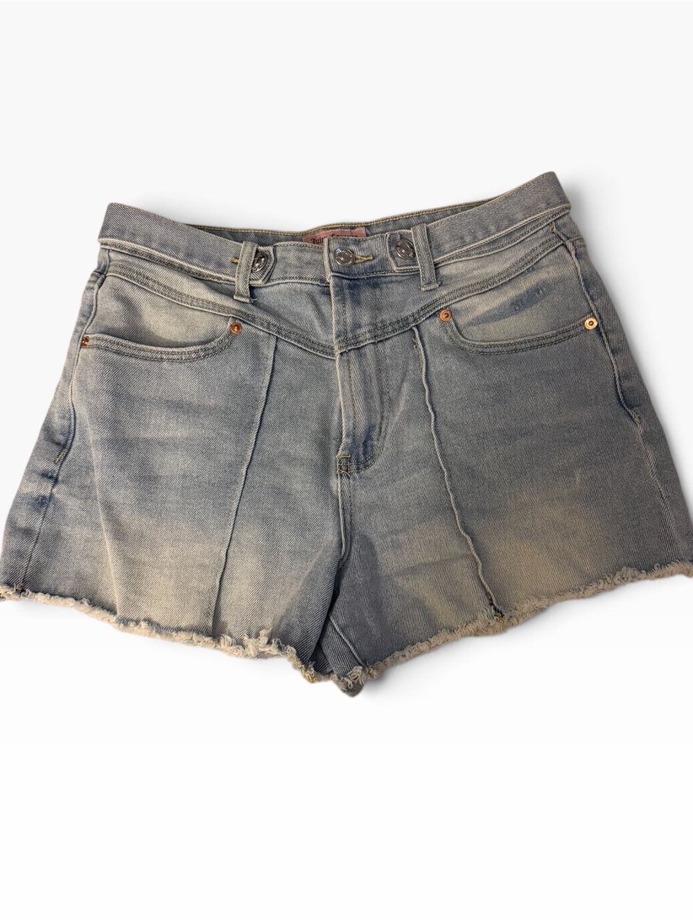 Juicy Couture Low-Rise Denim Cutoff Shorts — Size 29